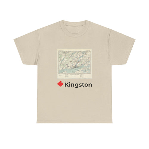 Kingston Vintage Map Unisex Tee